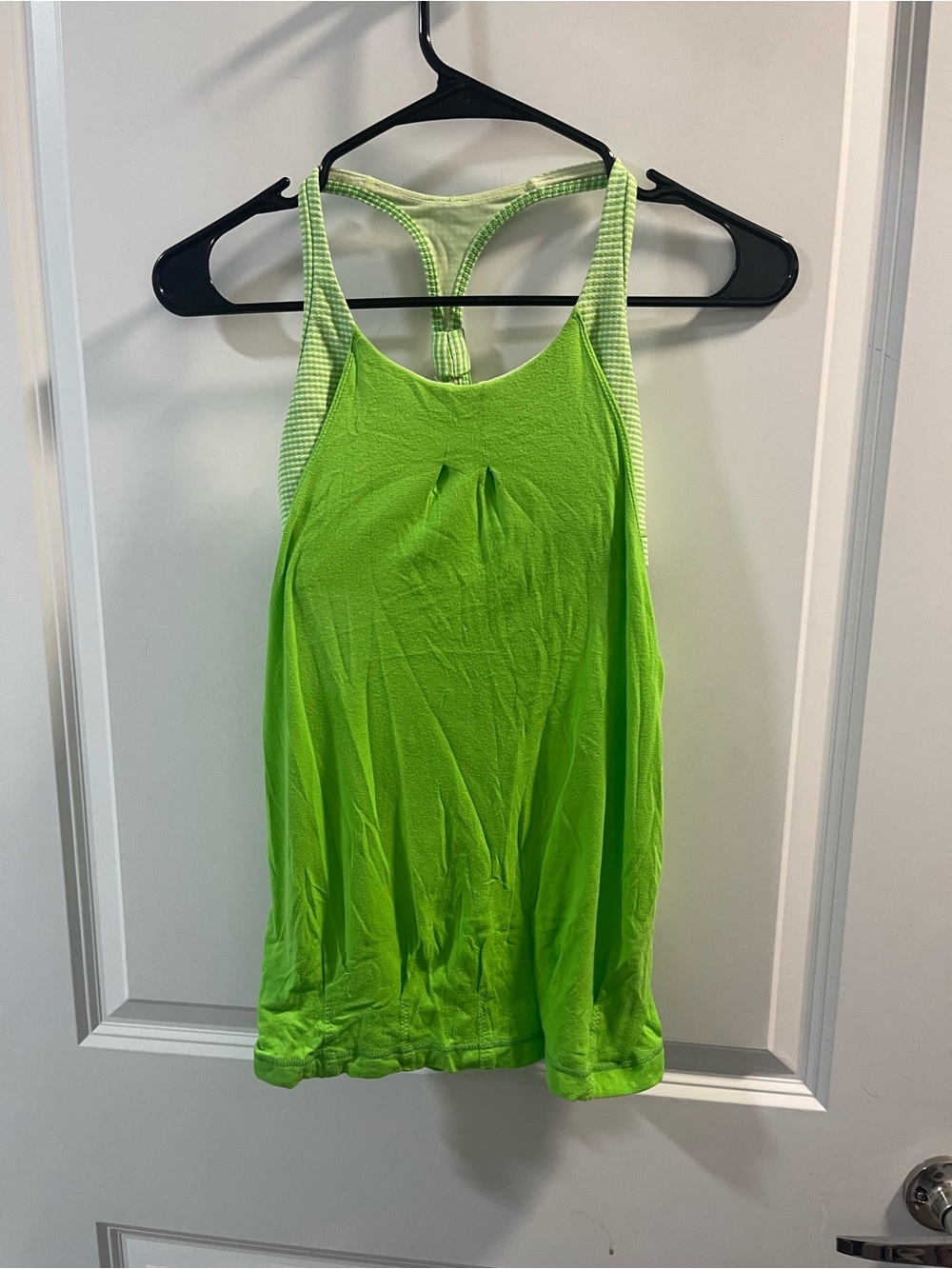 lululemon athletica Neon Lime Racerback Tank